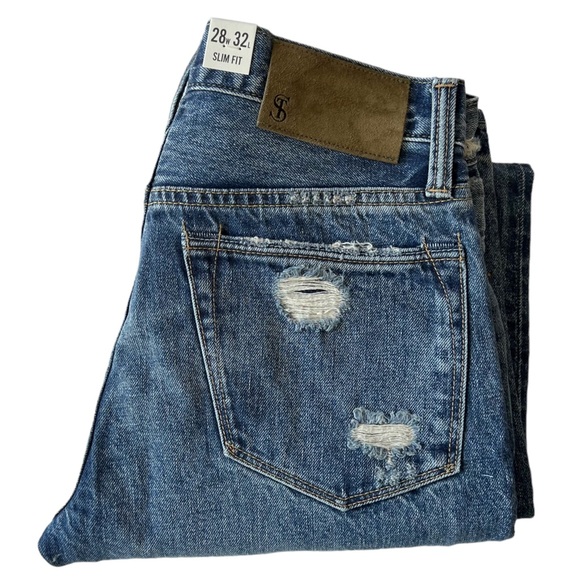 Todd Snyder Slim Fit Selvedge Patch and Repair Jean | 28/32 NWT - Picture 7 of 14